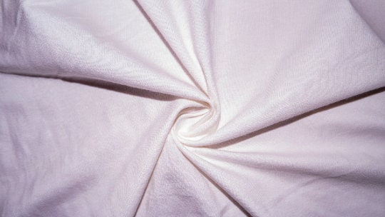 Ivory #8 200GSM Cotton Spandex Jersey Knit Stretch Exercise Fitness Apparel Fabric Photography 58"-60" Wide By The Yard