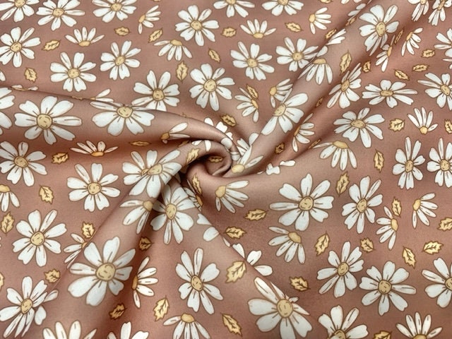 Brittany Frost Designs Floral Super Scuba Print #110 Double Knit Stretch Fabric Poly Spandex Apparel Craft Fabric 58"-60" Wide By The Yard