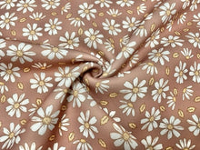 Load image into Gallery viewer, Brittany Frost Designs Floral Super Scuba Print #110 Double Knit Stretch Fabric Poly Spandex Apparel Craft Fabric 58"-60" Wide By The Yard