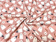 Load image into Gallery viewer, Brittany Frost Designs Floral Ghost Bullet Print #781 Ribbed Scuba Double Knit Stretch Poly Spandex Apparel Craft Fabric 58"-60" Wide BTY