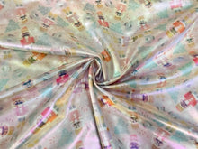 Load image into Gallery viewer, Holo Pleather Brittany Frost Designs Nutcracker Print #22 Shiny Stretch Vinyl Poly Spandex 190 GSM Apparel Fabric 58"-60" Wide By The Yard