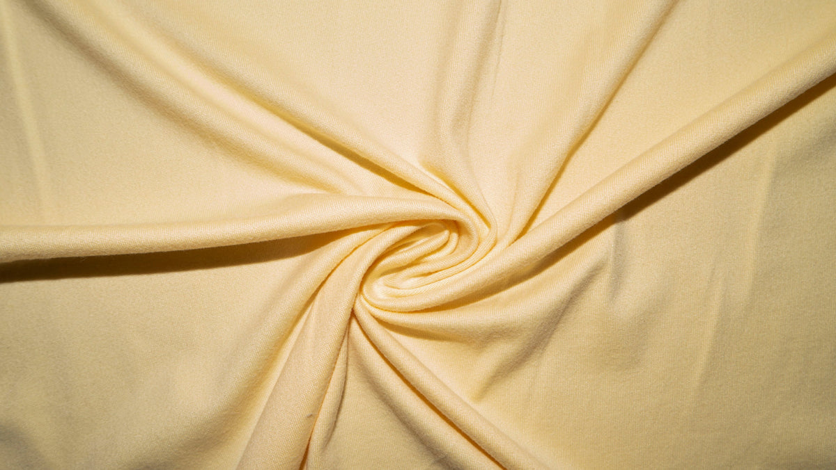 Banana #56 Double Brushed Polyester Spandex Apparel Stretch Fabric 190 GSM 58"-60" Wide By The Yard