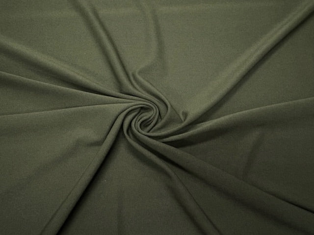 Olive #9 Yoga 210GSM Spandex Activewear 4 Way Stretch Polyester Spandex Solid Apparel Cosplay Craft Fabric 58"-60" Wide By The Yard
