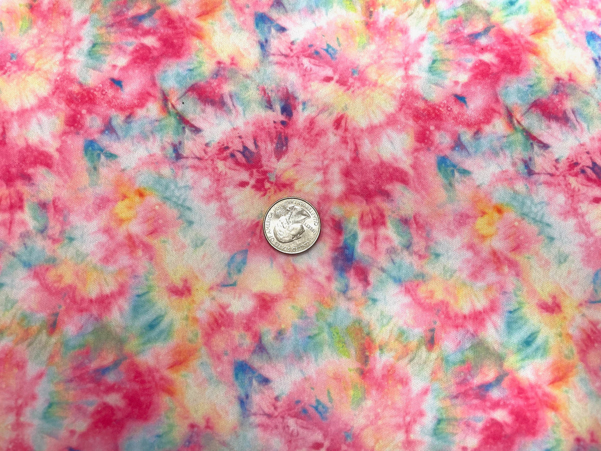 Tie-Dye Super Scuba Techno Print #16 Techno Double Knit 2-Way Stretch Fabric Poly Spandex Apparel Craft Fabric 58"-60" Wide By The Yard