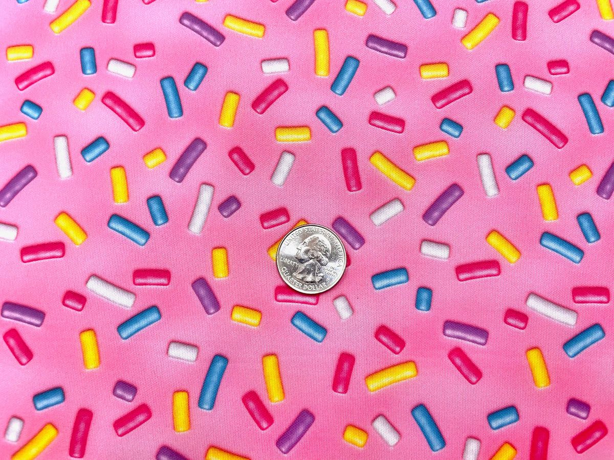Sprinkles Super Scuba Techno Print #46 Techno Double Knit 2-Way Stretch Fabric Poly Spandex Apparel Craft Fabric 58"-60" Wide By The Yard