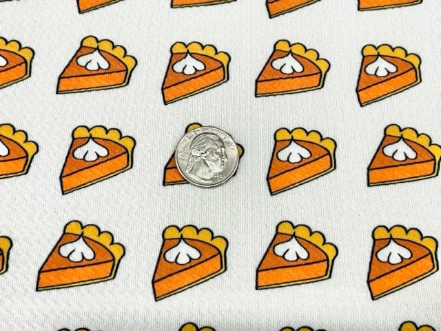 Pumpkin Pie Bullet Print #653 Ribbed Scuba Techno Double Knit 2-Way Stretch Poly Spandex Apparel Craft Fabric 58"-60" Wide BTY