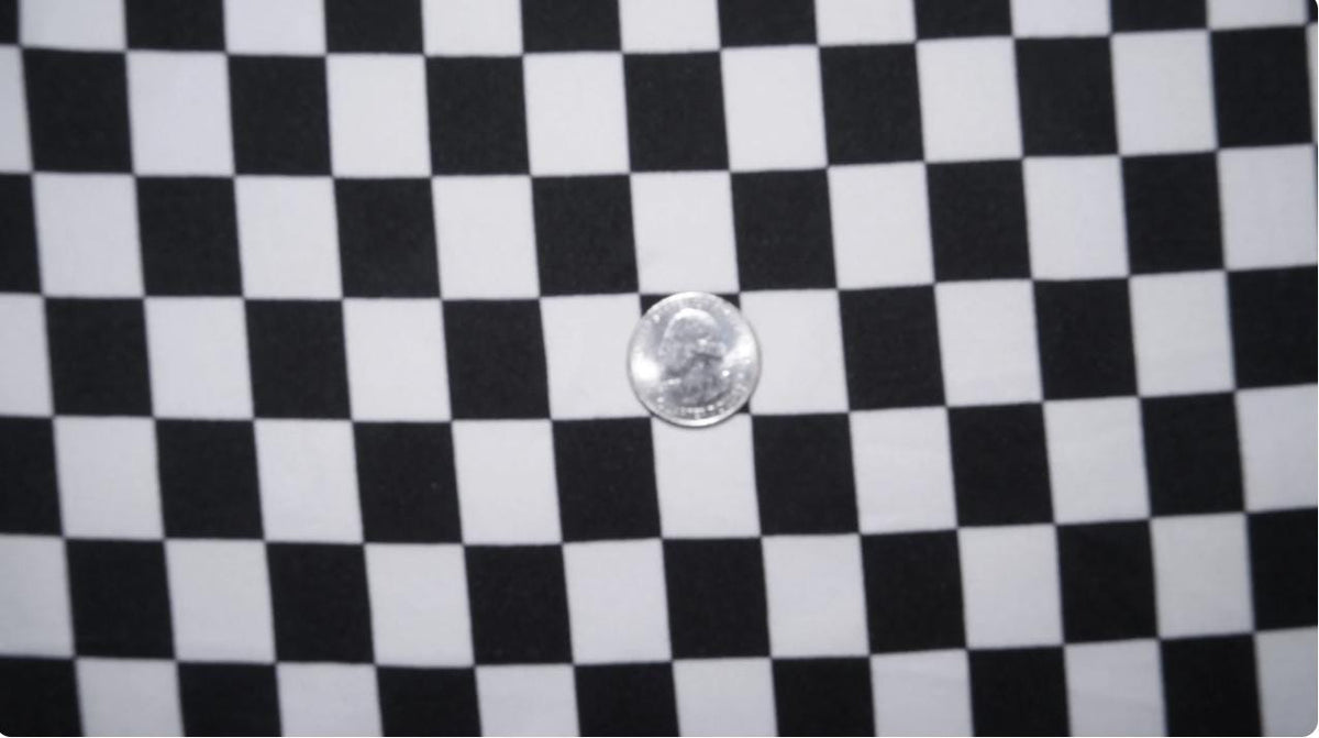 Swimwear Fabric Checkerboard Activewear Print #55 Polyester Spandex Stretch By The Yard