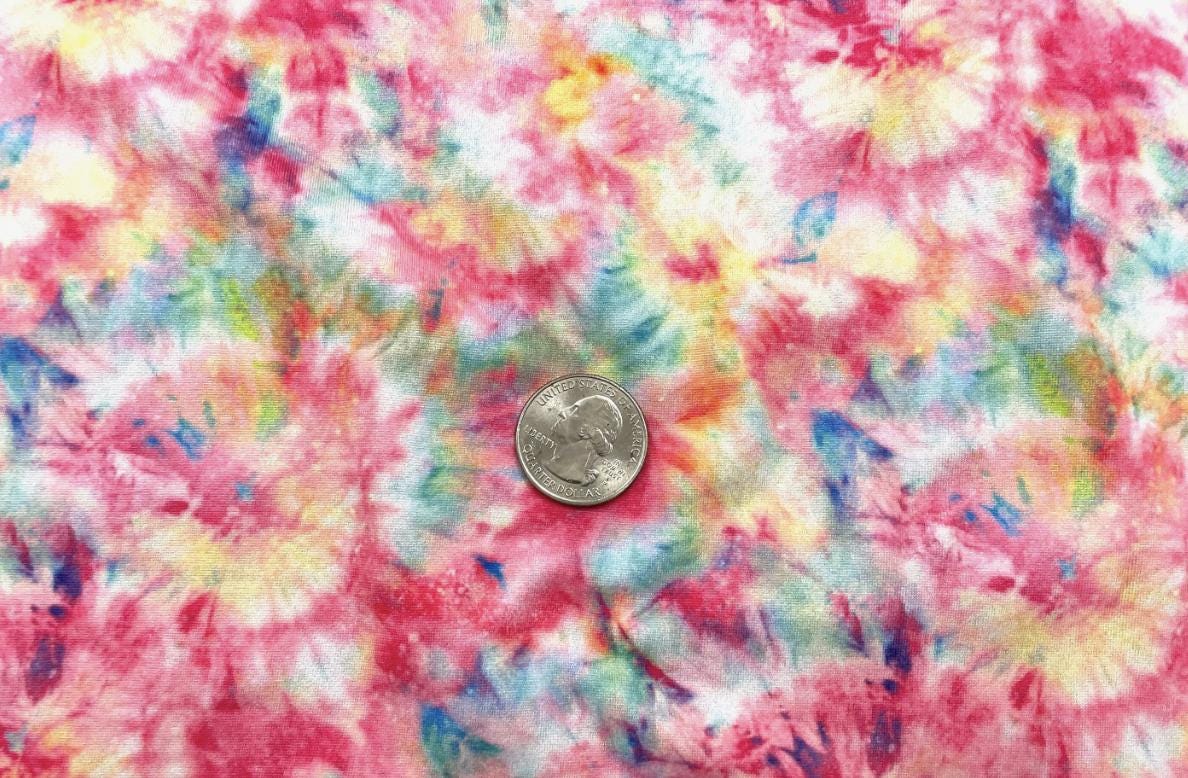 Swimwear Fabric Tie-Dye Activewear Print #475 Polyester Spandex Stretch By The Yard