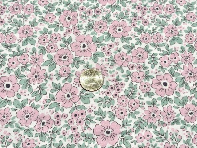 250 GSM DBP Spring Floral #1013 Double Brushed Polyester Spandex Apparel Stretch Fabric 58"-60" Wide By The Yard