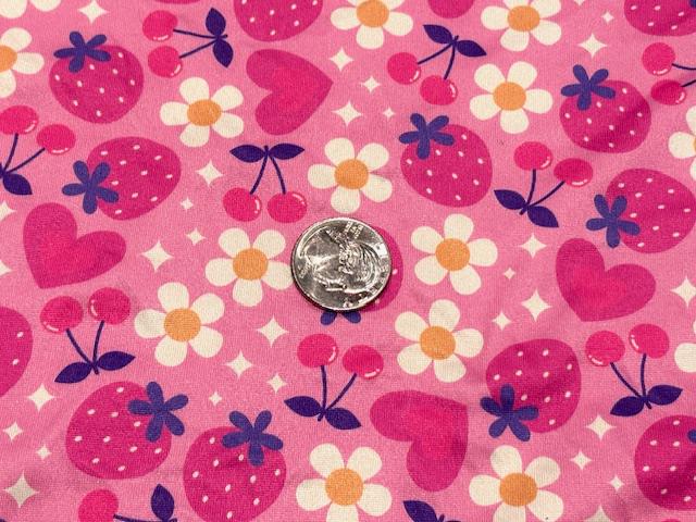 Swimwear Fabric Fruit Activewear Print #1049 Polyester Spandex Stretch By The Yard