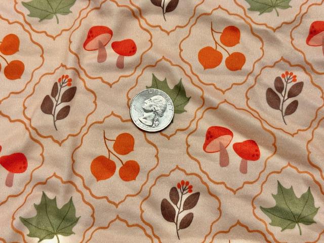 Fall DBP Print #2009 Double Brushed Polyester Spandex Apparel Stretch Fabric 190 GSM 58"-60" Wide By The Yard