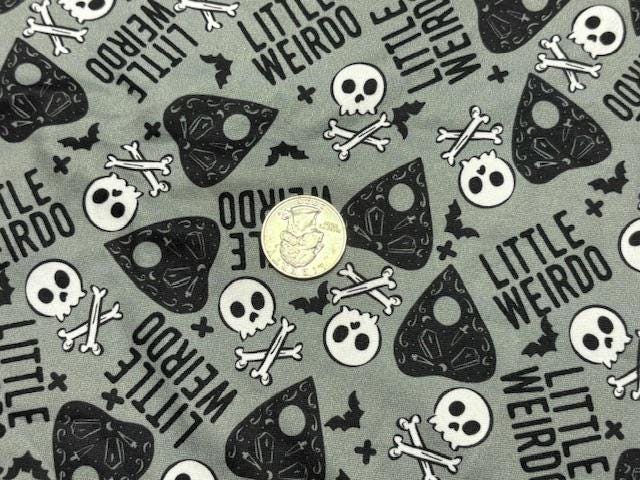 Brittany Frost Designs Weirdo DBP Print #2030 Double Brushed Polyester Spandex Apparel Stretch Fabric 190 GSM 58"-60" Wide By The Yard