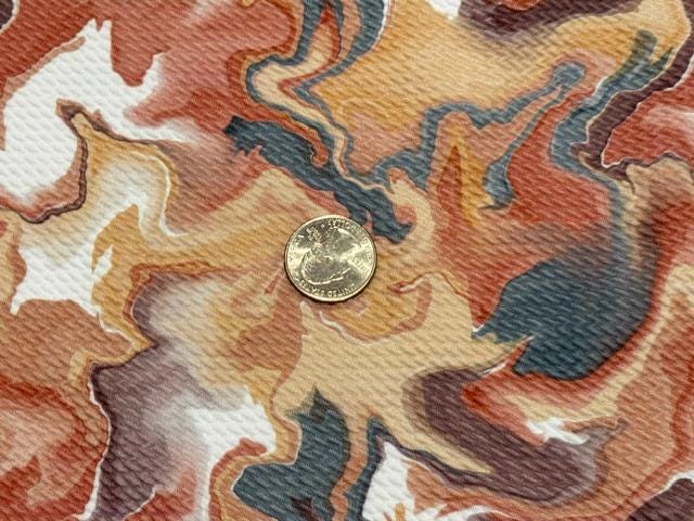 Marble Bullet Print #2016 Ribbed Scuba Techno Double Knit 2-Way Stretch Poly Spandex Apparel Craft Fabric 58"-60" Wide BTY