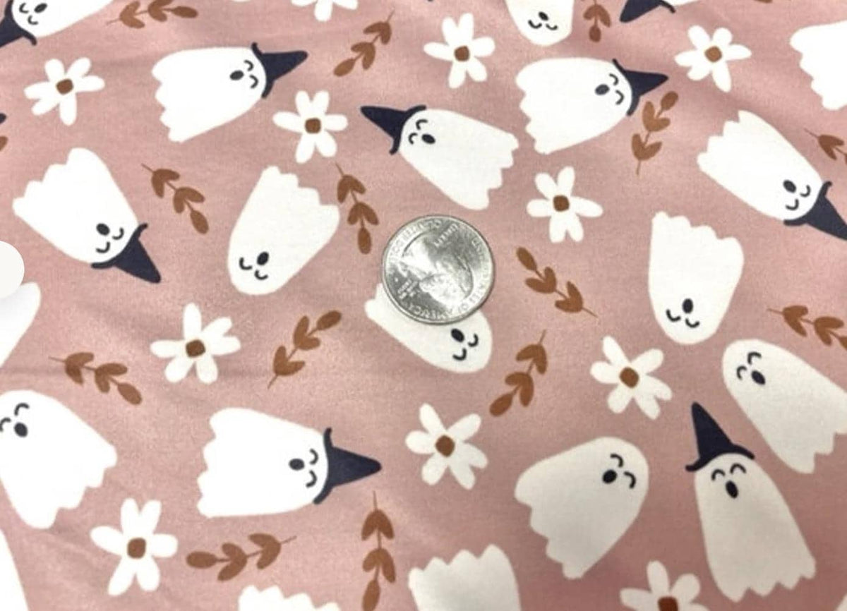 Swimwear Fabric Ghosts Activewear Print #859 Polyester Spandex Stretch By The Yard
