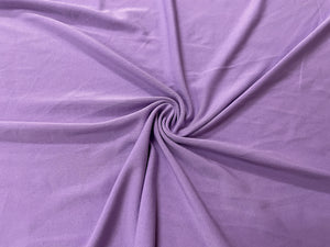 Lilac #74 Double Brushed Polyester Spandex Apparel Stretch Fabric 190 GSM 58"-60" Wide By The Yard