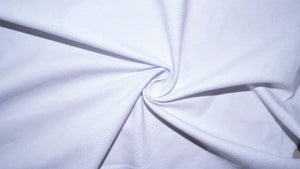 White #2 200GSM Cotton Spandex Jersey Knit Stretch Exercise Fitness Apparel Fabric Photography 58"-60" Wide By The Yard
