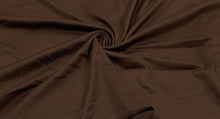 Load image into Gallery viewer, Chocolate #84 Double Brushed Polyester Spandex Apparel Stretch Fabric 190 GSM 58&quot;-60&quot; Wide By The Yard