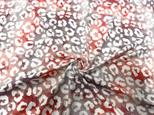 Load image into Gallery viewer, Tie-Dye Leopard Animal DBP Print #408 Double Brushed Polyester Spandex Apparel Stretch Fabric 190 GSM 58&quot;-60&quot; Wide By The Yard