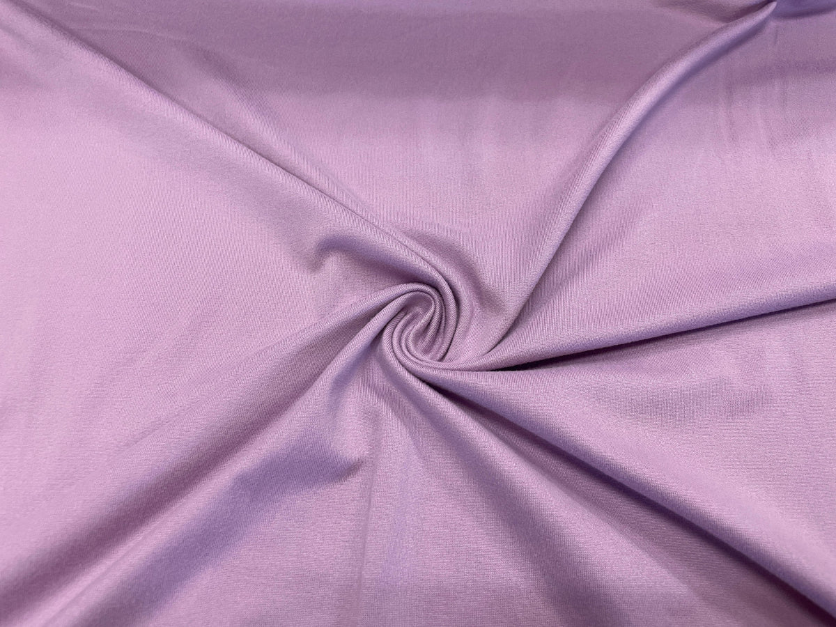 Pastel Purple #90 Double Brushed Polyester Spandex Apparel Stretch Fabric 190 GSM 58"-60" Wide By The Yard