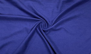 Navy #100 Double Brushed Polyester Spandex Apparel Stretch Fabric 190 GSM 58"-60" Wide By The Yard