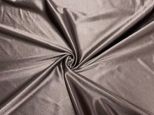 Load image into Gallery viewer, Mocha Satin Stretch Knit #16 240 GSM Shiny 2-Way Stretch Fabric Polyester Spandex Casino Apparel Craft Fabric 58&quot;-60&quot; Wide By Yard