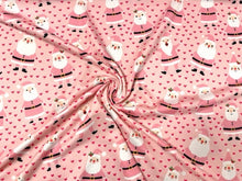 Load image into Gallery viewer, Santa Love DBP Print #624 Double Brushed Polyester Spandex Apparel Stretch Fabric 190 GSM 58&quot;-60&quot; Wide By The Yard