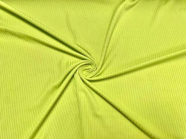 Citrus DBP 4X2 Rib Knit #41 Double Brushed Polyester Spandex Stretch 190GSM Apparel Fabric 58"-60" Wide By The Yard