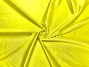 Citrus Satin Stretch Knit #26 240 GSM Shiny 2-Way Stretch Fabric Polyester Spandex Casino Apparel Craft Fabric 58"-60" Wide By The Yard