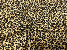 Load image into Gallery viewer, Leopard Animal Cotton Spandex Print #39 230GSM Jersey Knit Stretch Exercise Apparel Fabric Photography 58&quot;-60&quot; Wide By The Yard