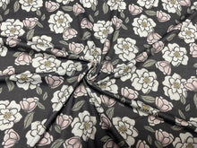 Load image into Gallery viewer, Brittany Frost Designs Magnolias DBP Print #791 Double Brushed Polyester Spandex Apparel Stretch Fabric 190 GSM 58&quot;-60&quot; Wide By The Yard
