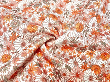 Load image into Gallery viewer, Fall Floral Super Scuba Techno Print #83 Double Knit Stretch Fabric Poly Spandex Apparel Craft Fabric 58&quot;-60&quot; Wide By The Yard
