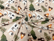 Load image into Gallery viewer, Brittany Frost Designs RV Camper DBP 4x2 Rib Knit Print #259 Double BrushPoly Spandex Stretch 190GSM Apparel Fabric 58&quot;-60&quot; Wide By The Yard