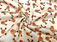 Load image into Gallery viewer, Brittany Frost Designs Reindeer Scuba Techno Print #86 Double Knit Stretch Fabric Poly Spandex Apparel Craft Fabric 58&quot;-60&quot; Wide By The Yard