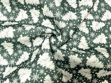 Load image into Gallery viewer, Brittany Frost Designs Xmas Trees Scuba Techno Print #99 Knit Stretch Fabric Poly Spandex Apparel Craft Fabric 58&quot;-60&quot; Wide By The Yard