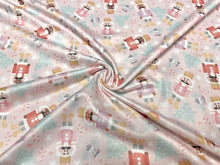 Load image into Gallery viewer, Brittany Frost Designs Nutcracker DBP Print #889 Double Brushed Polyester Spandex Apparel Stretch Fabric 190 GSM 58"-60" Wide By The Yard
