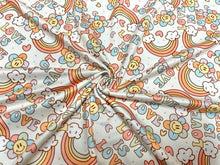 Load image into Gallery viewer, Brittany Frost Designs Love Is Love DBP Print #927 Double Brushed Polyester Spandex Apparel Stretch Fabric 190 GSM 58&quot;-60&quot; Wide By The Yard