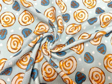 Load image into Gallery viewer, Brittany Frost Designs Honey Bun Bullet Print #838 Ribbed Scuba Double Knit Stretch Poly Spandex Apparel Craft Fabric 58&quot;-60&quot; Wide BTY