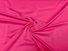 Load image into Gallery viewer, Bright Pink #109 Double Brushed Polyester Spandex Apparel Stretch Fabric 190 GSM 58&quot;-60&quot; Wide By The Yard