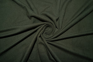 Olive Green #08 Double Brushed Poly Spandex 190 GSM Stretch Apparel Fabric BTY