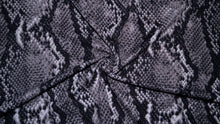 Load image into Gallery viewer, Snakeskin Rib Knit 4X2 Animal Print #5 Jersey Knit Polyester Rayon Spandex Stretch 200GSM Apparel Fabric 58&quot;-60&quot; Wide By The Yard