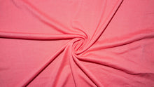 Load image into Gallery viewer, Coral #23 Double Brushed Polyester Spandex Apparel Stretch Fabric 190 GSM 58&quot;-60&quot; Wide By The Yard