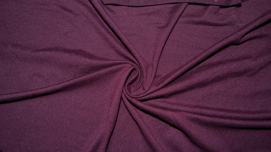 Raisin #35 Double Brushed Polyester Spandex Apparel Stretch Fabric 190 GSM 58"-60" Wide By The Yard