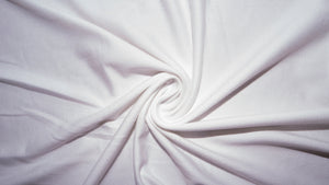 Ivory #39 Double Brushed Polyester Spandex Apparel Stretch Fabric 190 GSM 58"-60" Wide By The Yard