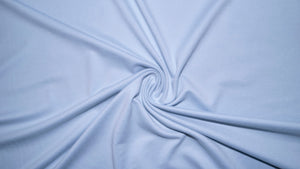 Baby Blue #42 Double Brushed Polyester Spandex Apparel Stretch Fabric 190 GSM 58"-60" Wide By The Yard