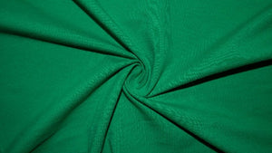 Green #13 200GSM Cotton Spandex Jersey Knit Stretch Exercise Fitness Apparel Fabric Photography 58"-60" Wide By The Yard