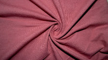 Load image into Gallery viewer, Marsala #12 200GSM Cotton Spandex Jersey Knit Stretch Exercise Fitness Apparel Fabric Photography 58&quot;-60&quot; Wide By The Yard