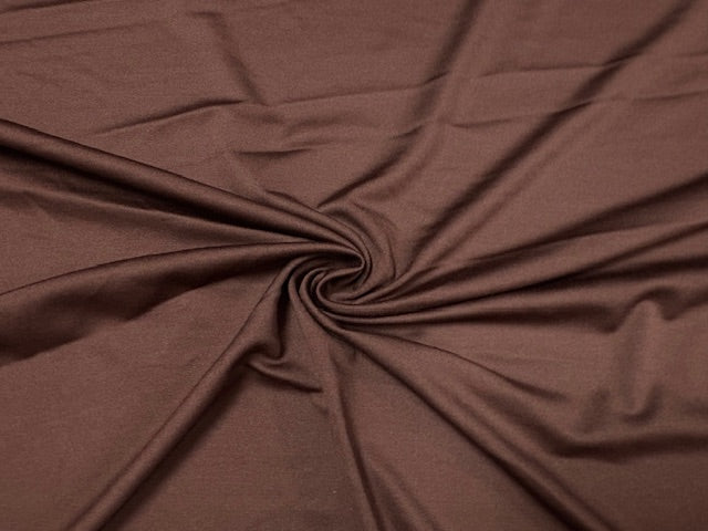 Brown #1 Yoga 210GSM Spandex Activewear 4 Way Stretch Polyester Spandex Solid Apparel Cosplay Craft Fabric 58