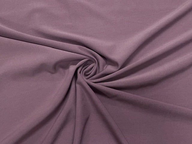 Mauve #8 Yoga 210GSM Spandex Activewear 4 Way Stretch Polyester Spandex Solid Apparel Cosplay Craft Fabric 58"-60" Wide By The Yard