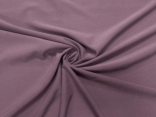 Mauve #8 Yoga 210GSM Spandex Activewear 4 Way Stretch Polyester Spandex Solid Apparel Cosplay Craft Fabric 58"-60" Wide By The Yard