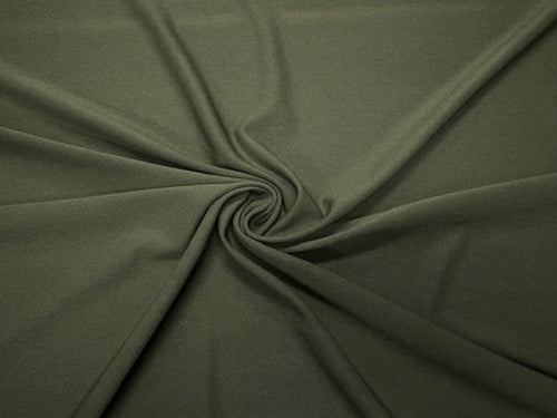 Olive #9 Yoga 210GSM Spandex Activewear 4 Way Stretch Polyester Spandex Solid Apparel Cosplay Craft Fabric 58